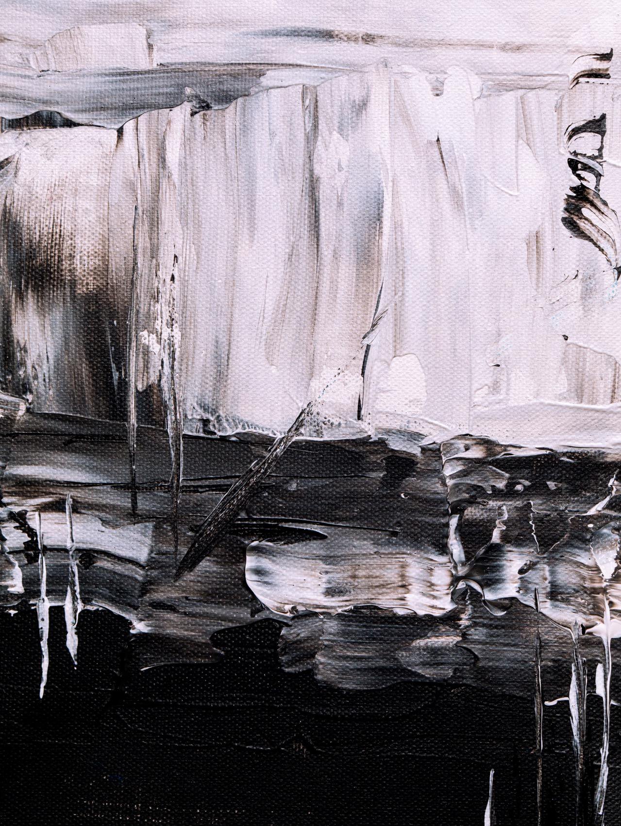 Drifting in the abstract, canvas painting